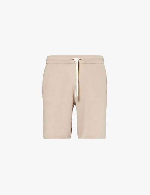 PAIGE: Coyne relaxed-fit cotton and linen-blend shorts