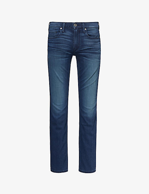 PAIGE: Lennox slim-fit slim-leg stretch-woven jeans