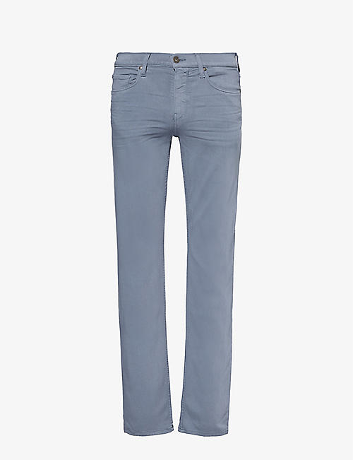 PAIGE: Federal slim-fit straight-leg stretch-woven jeans