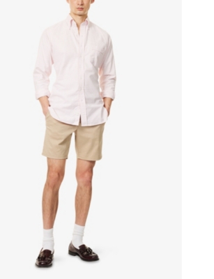 PAIGE: Phillips classic-fit straight-leg stretch-cotton shorts