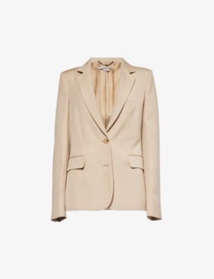 Shop Stella Mccartney Women's Sand Smc Iconic Regular Jacket