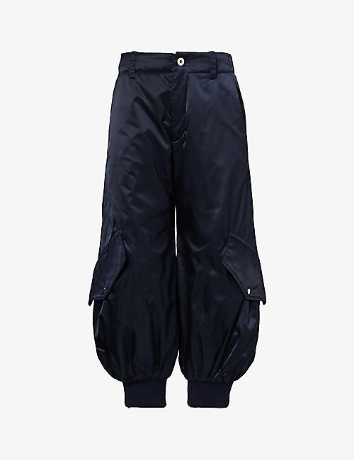 JW ANDERSON: Tapered-leg mid-rise shell trousers