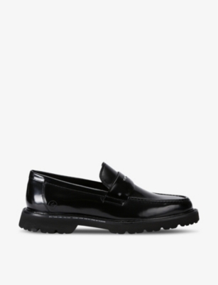 COLE HAAN: Cole Haan x fragment leather penny loafer