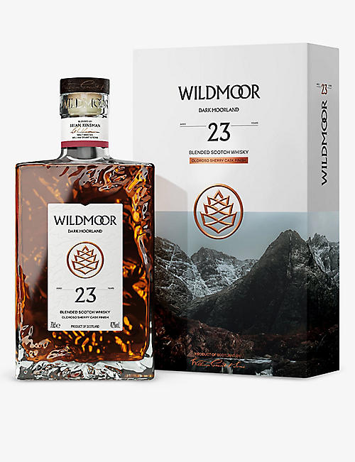WILDMOOR: Wildmoor Dark Moorland 23-year-old blended Scotch whisky 700ml