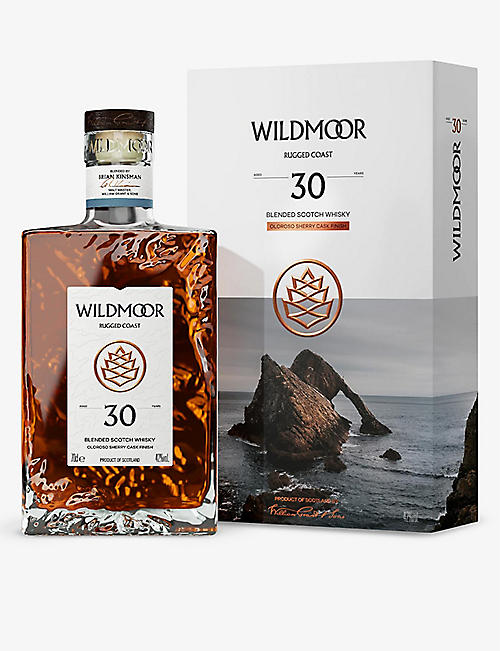 WILDMOOR: Wildmoor Rugged Coast 30-year-old blended Scotch whisky 700ml
