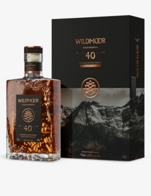 WILDMOOR: Wildmoor Black Mountain 40-year-old blended Scotch whisky 700ml