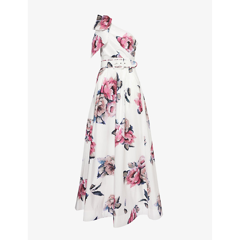 Shop Rebecca Vallance Women's Print Aveline Floral-pattern Woven Gown