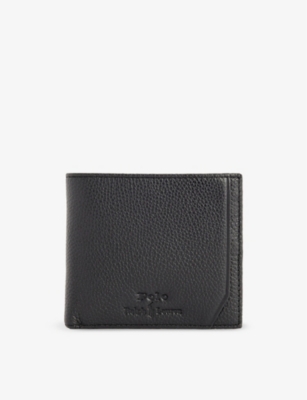 POLO RALPH LAUREN: Logo-debossed billfold leather wallet