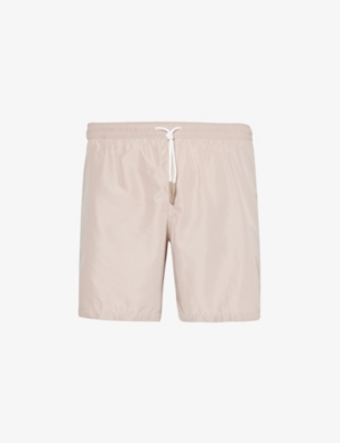 ELEVENTY: Drawstring-waist flap-pocket swim shorts
