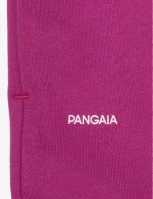 Shop Pangaia 365 Logo-print Cotton-jersey Shorts 3-12 Years In Berry Purple