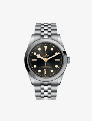 Tudor Black M79640-0001 Black Bay Stainless-steel Automatic Watch In Metallic