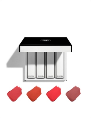 Chanel Rouge Allure Velvet Nuit Blanche Set Limited Edition Set Of 4 Matte Lip Colours