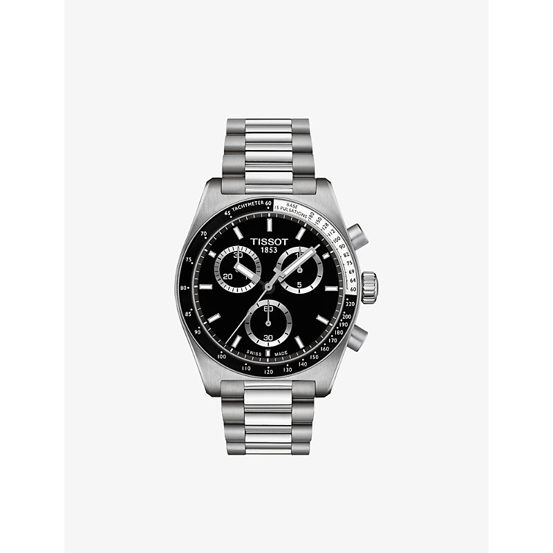 Tissot Mens Black T149.417.11.051.00 Pr516 Stainless-steel Quartz Watch