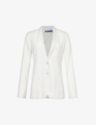POLO RALPH LAUREN: Patch-pocket relaxed-fit linen blazer