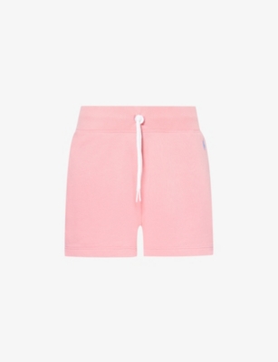 POLO RALPH LAUREN: Logo-embroidered cotton-jersey shorts