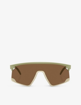OAKLEY: OO9280 BXTR shield-frame O-matter sunglasses