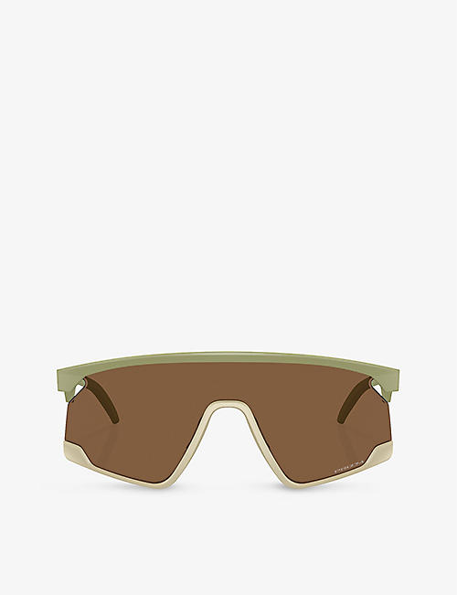 OAKLEY: OO9280 BXTR shield-frame O-matter sunglasses