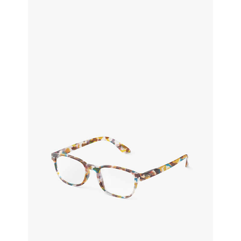 Shop Izipizi Mens Blue Tortoise #b Rectangle-frame Reading Glasses +1.5