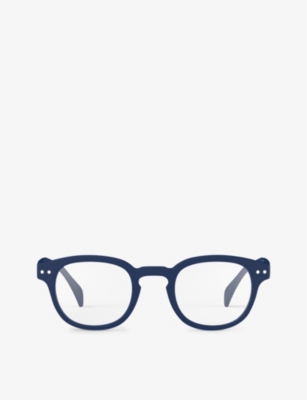 Shop Izipizi Men's Navy #c Round-frame Reading Glasses