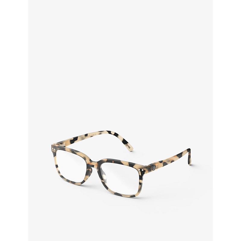 Shop Izipizi #l Square-frame Reading Glasses In Light Tortoise