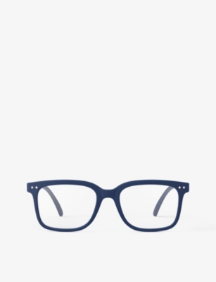 Shop Izipizi Men's Navy #l Square-frame Reading Glasses