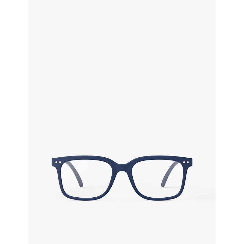 Shop Izipizi #l Square-frame Reading Glasses In Navy