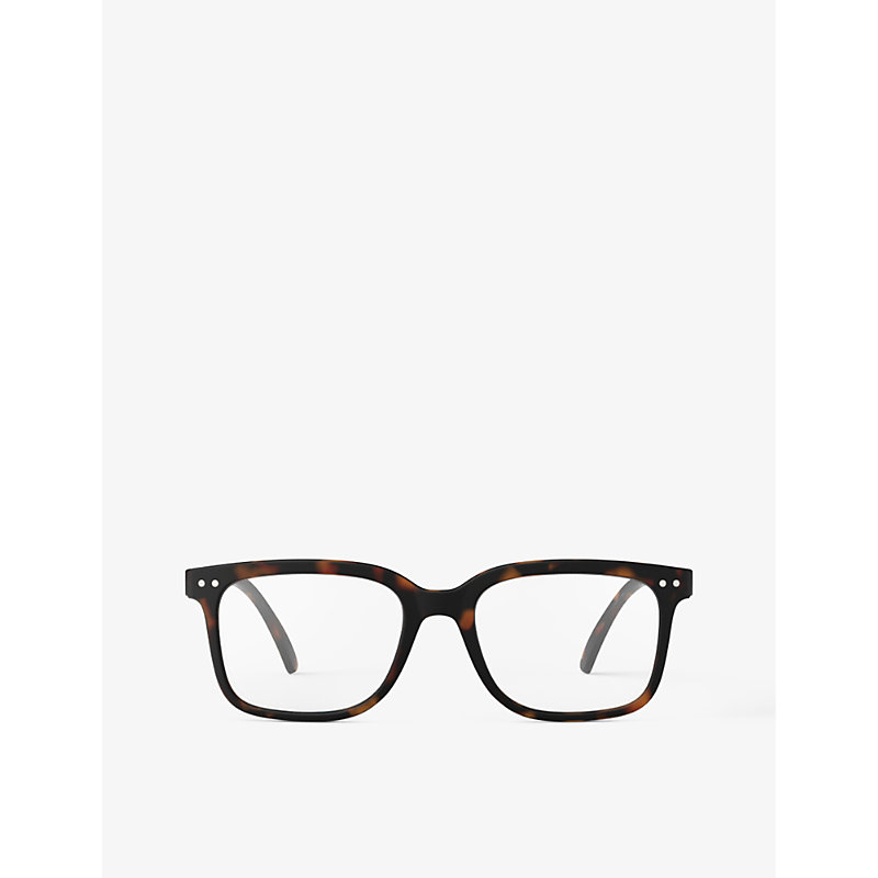 Shop Izipizi #l Square-frame Reading Glasses In Tortoise