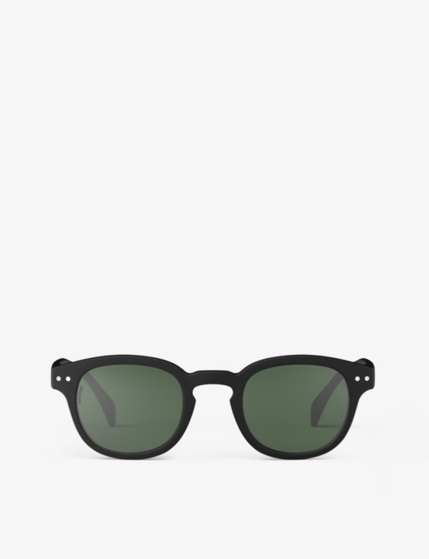 #C square-framed polarised sunglasses