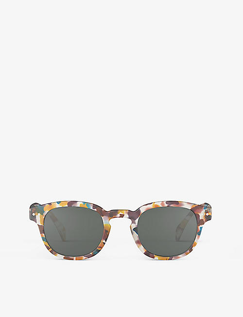 IZIPIZI: #C square-frame polycarbonate sunglasses