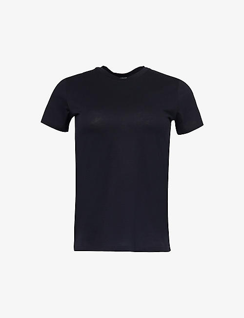 VINCE: Essential round-neck cotton-jersey T-shirt