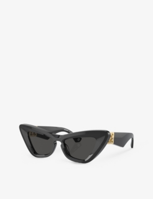 Burberry Dark Grey Cat Eye Ladies Sunglasses Be4421u 411287 51 In Black
