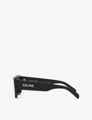 CELINE: CL40278U Monochroms Cat Eye-Frame Acetate Sunglasses