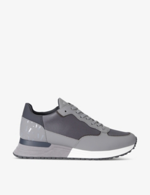 MALLET: Popham Ballistic leather and neoprene trainers