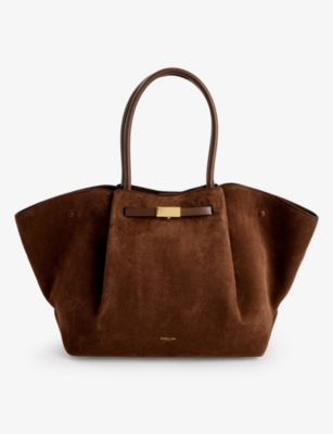 DEMELLIER: The New York suede tote bag