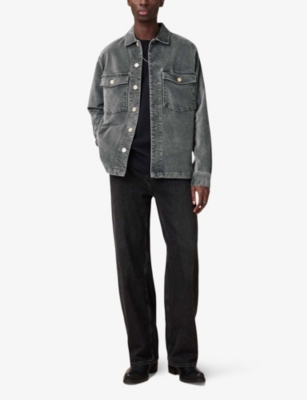 ALLSAINTS: Harrier Flap-Pocket Relaxed-Fit Cotton-Blend Shirt