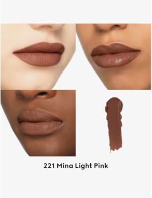 Gucci 221 Mina Light Pink Rouge À Lèvres Satin Lipstick 3.5g In 221 Mina Light Pink