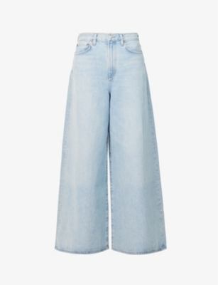 Shop Agolde Nolan Wide-leg High-rise Jeans In Encounter