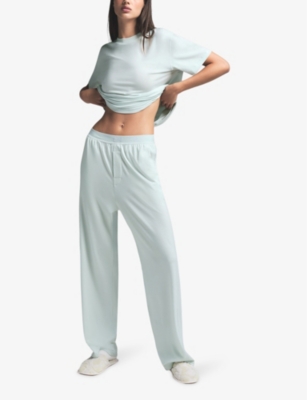 Boyfriend relaxed-fit stretch-woven trousers
