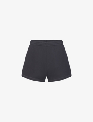 SKIMS: Light French Terry relaxed-fit cotton-blend shorts
