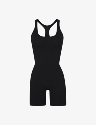 SKIMS - Outdoor racer-back stretch cotton-blend body | Selfridges.com