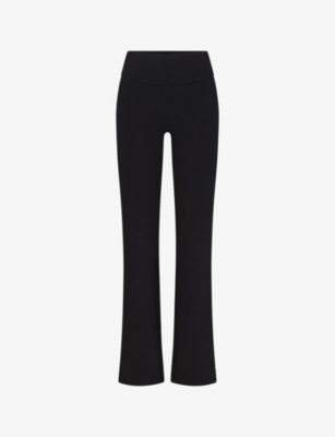 SKIMS: Outdoor bootcut high-rise stretch cotton-blend leggings