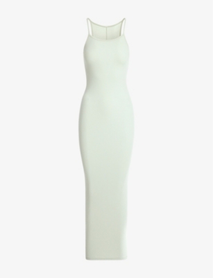 SKIMS: Cotton Rib scoop-neck stretch-cotton maxi dress