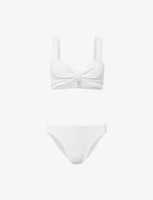 Hunza G Womens  Bonnie Bikini Set In White
