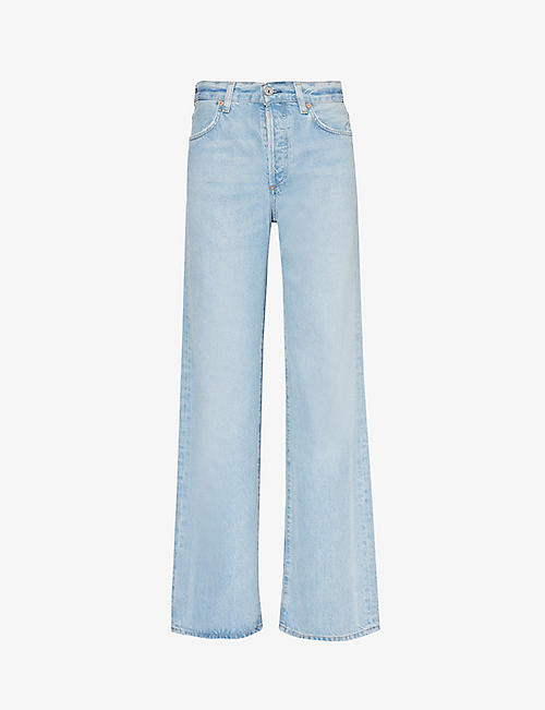 CITIZENS OF HUMANITY: Annina wide-leg mid-rise woven jeans
