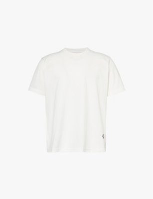 BOTTEGA VENETA: Brand-patch short-sleeved cotton-jersey T-shirt