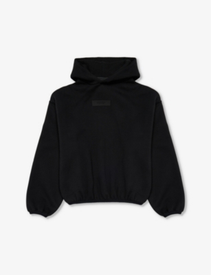 FEAR OF GOD ESSENTIALS: Kids' ESSENTIALS brand-print relaxed-fit cotton-jersey hoody 2-16 years