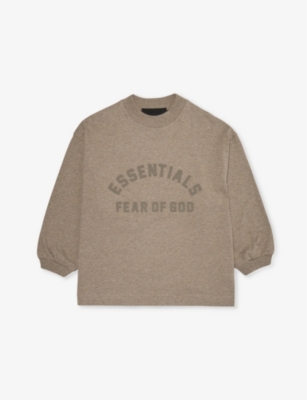 FEAR OF GOD ESSENTIALS: Kids ESSENTIALS logo-embossed cotton-jersey T-shirt 2-16 years
