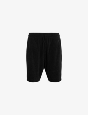 ALLSAINTS: Felix logo-embroidered relaxed-fit recycled-polyester shorts