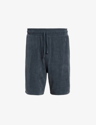 ALLSAINTS: Felix logo-embroidered relaxed-fit recycled-polyester shorts
