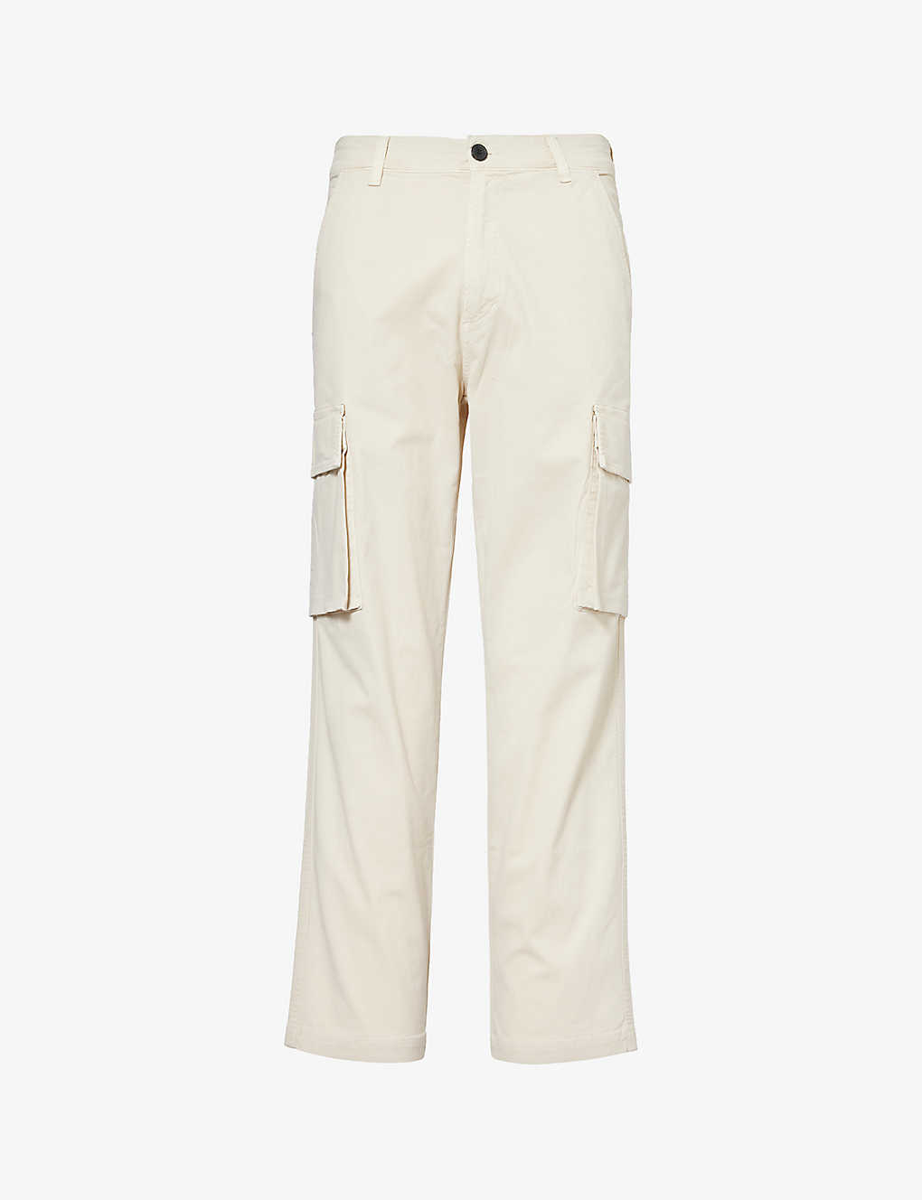 Citizens Of Humanity Mens Abalone Dillon Patch-pocket Straight-leg Mid-rise Stretch-cotton Trousers In Neutral